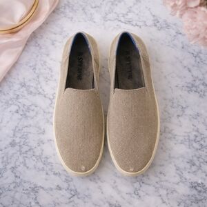 Rothy’s The Original Slip on Sneaker Beige  Women’s Size 9.5 Neutral Beige